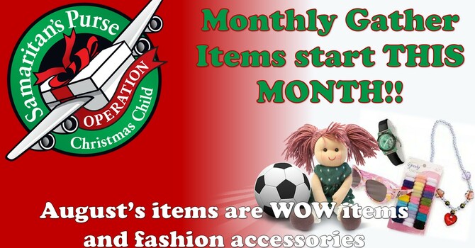 OCC Shoebox Monthly Gift Item