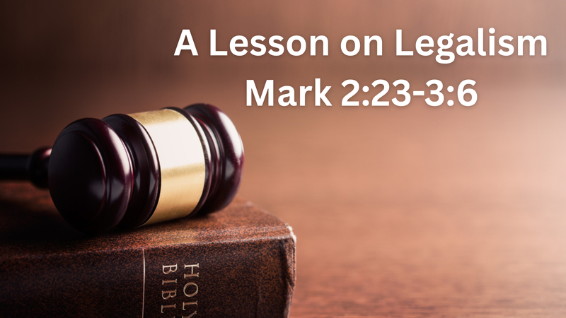 A Lesson on Legalism