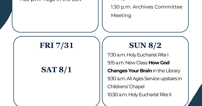 This Week at a Glance image