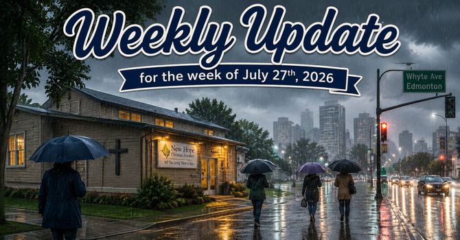 For the Week of July 27th, 2026