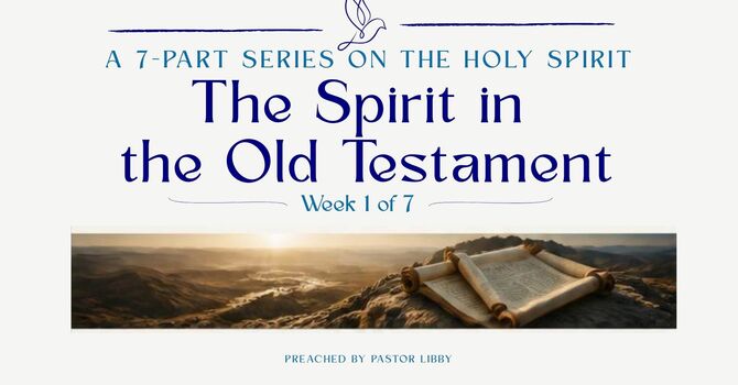 The Holy Spirit Didn't Just Show Up In Acts...