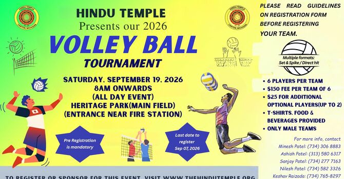 Annual Volleyball tournament