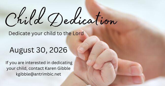 Child Dedication Sunday