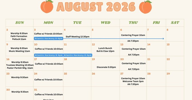 August Calendar
