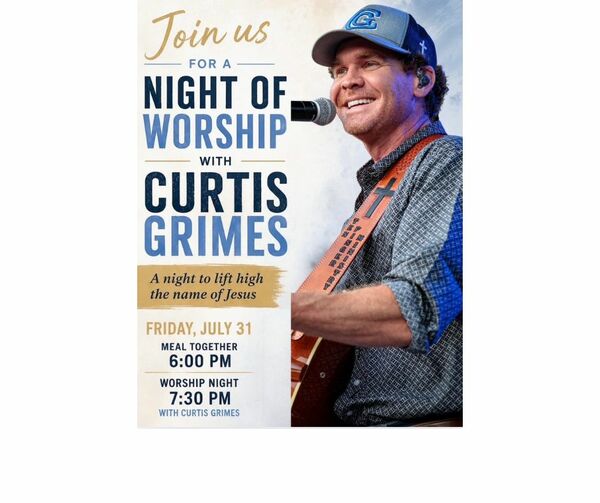 BBQ and Worship Service with Curtis Grimes!