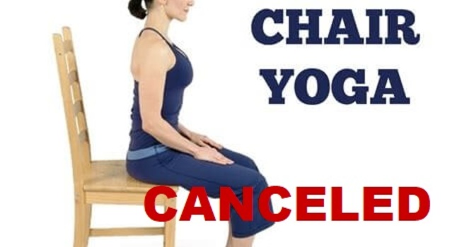 Chair Yoga - CANCELLED