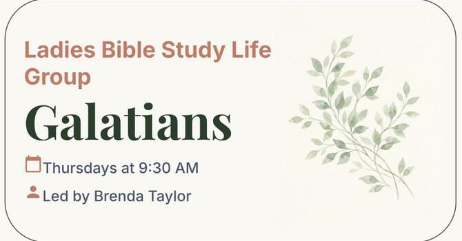Ladies Bible Study Life Group - Galatians