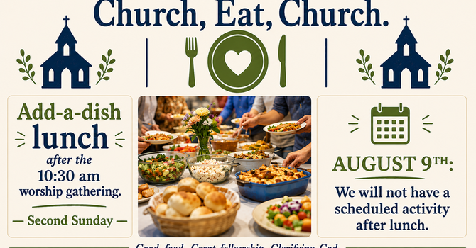 Church, Eat, Church.