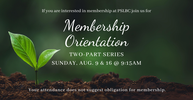 Membership Orientation (Part 1)
