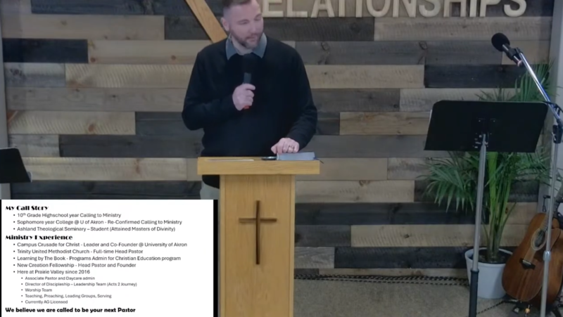 Roger Hayes Candidate Sermon