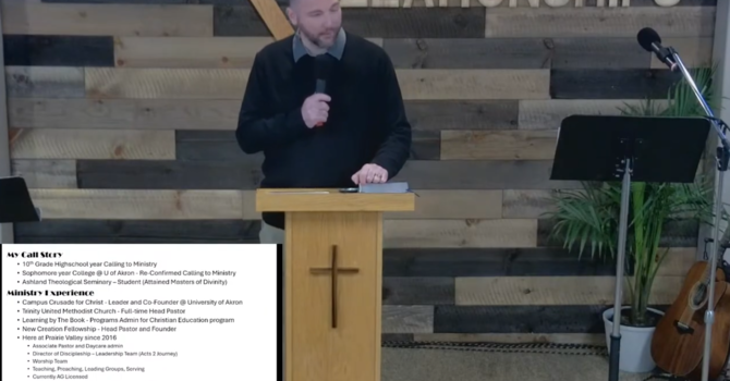 Roger Hayes Candidate Sermon
