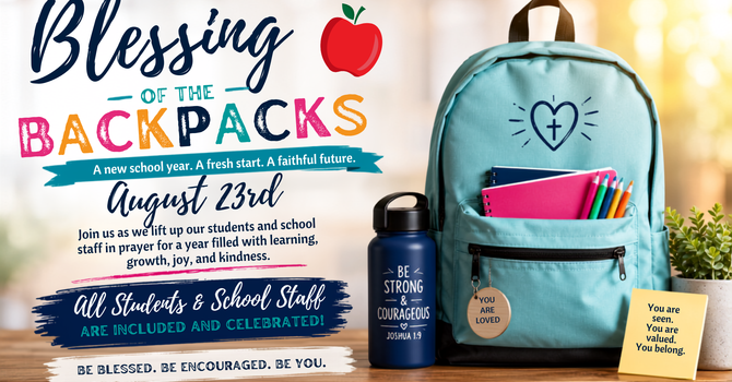 Blessing of the Backpacks