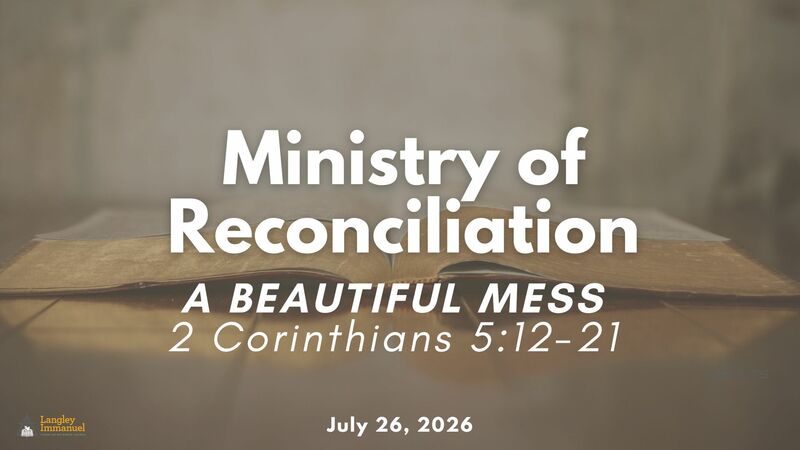 Ministry of Reconciliation