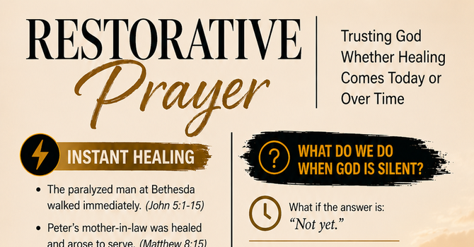 Corporate Prayer: Restorative Prayer
