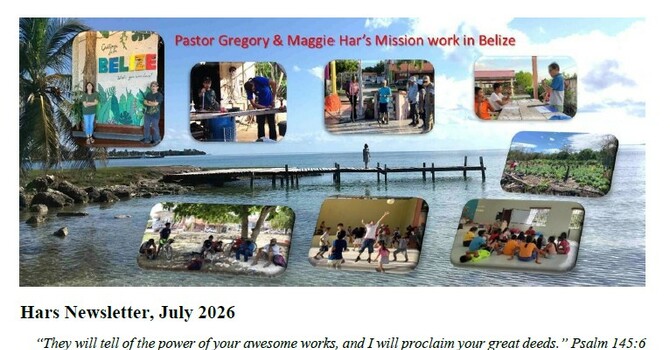 Belize Ministry Update - July 2026 image