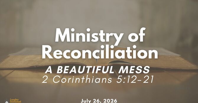 Ministry of Reconciliation