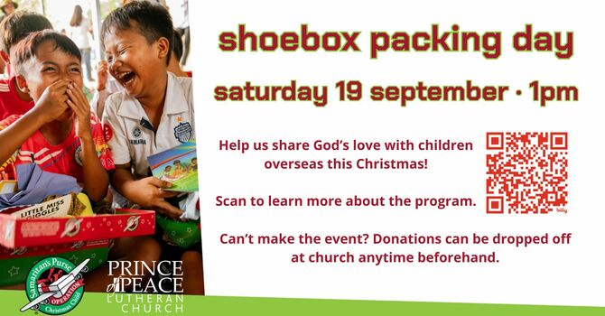Shoebox Supplies & Packing