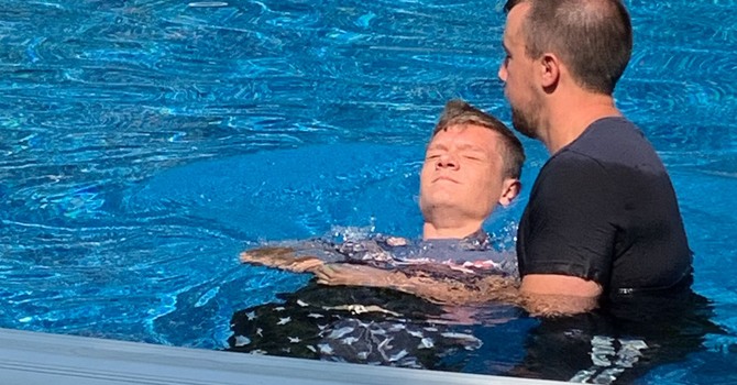 Church At Camp (Baptism Service) 