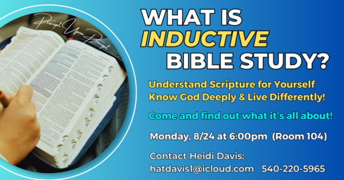 What is Inductive Bible Study?