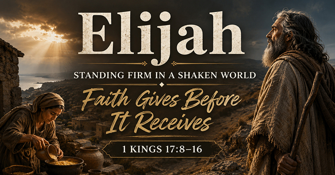 Faith That Gives Before It Receives