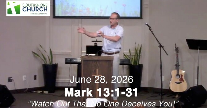 "Watch Out That No One Deceives You!" 