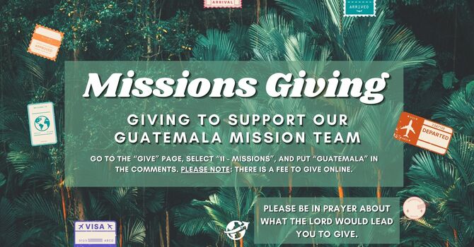 Mission Giving image