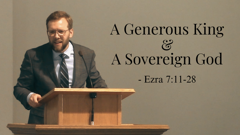 A Generous King & A Sovereign God 