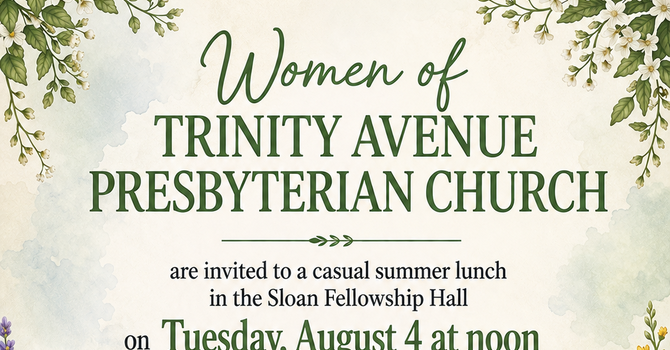 Summer Lunch with the Women of TAPC