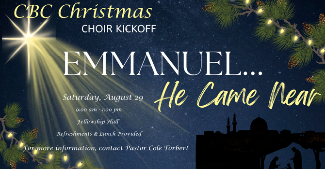 Christmas Choir Kickoff