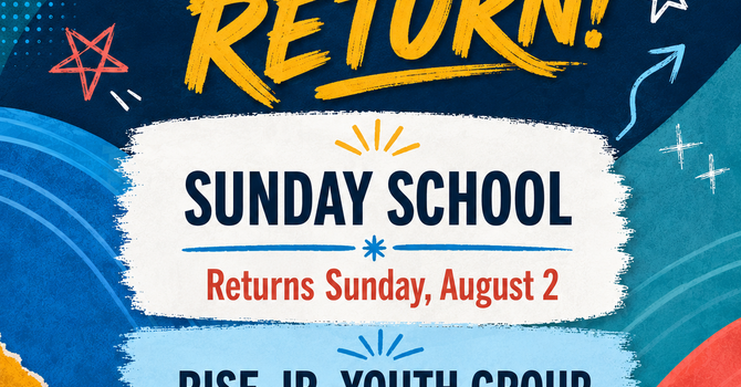 Fall Children’s Ministries Begin in August image