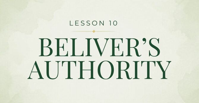 The Believer's Authority