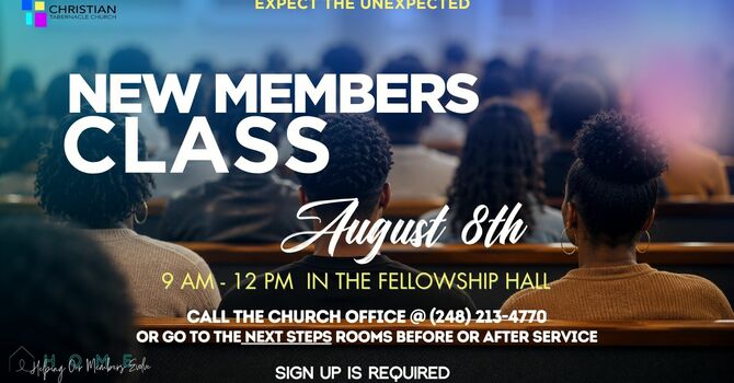 New Members Class