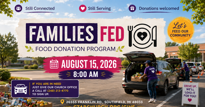 Families Fed Food Distribution