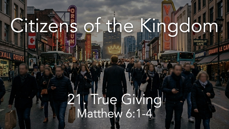 21. True Giving