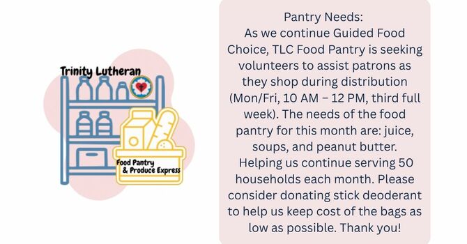 TLC Food Pantry  image
