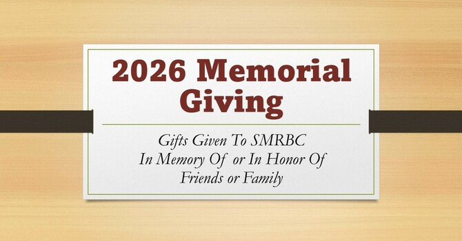 2026 Memorial Giving