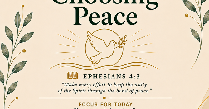 Choosing Peace image