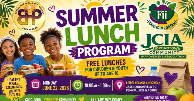 Food Is Important - Summer Lunch Program