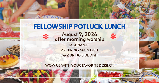 Fellowship Potluck Lunch