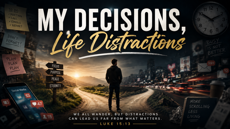 "My Decisions, Life Distractions" 
