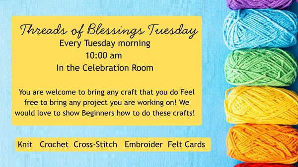 Threads of Blessings Tuesday
