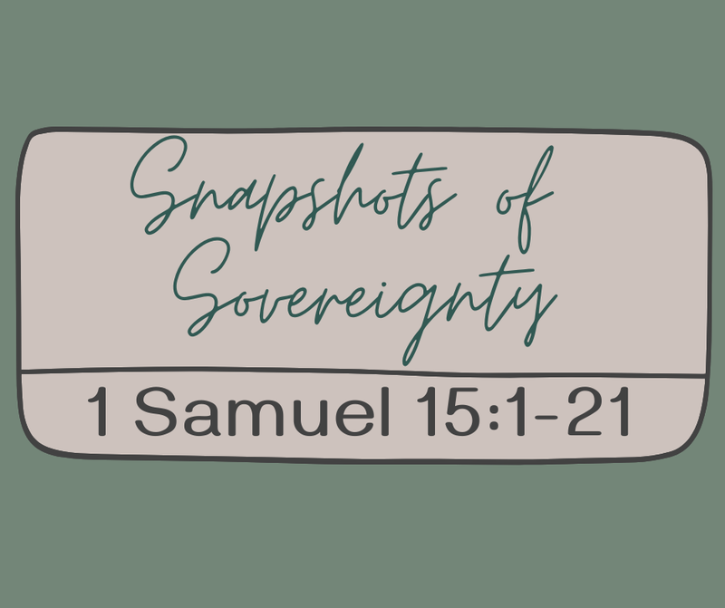 First Baptist Church Kearney MO -Sermon, Snapshots of Sovereignty - Part 29