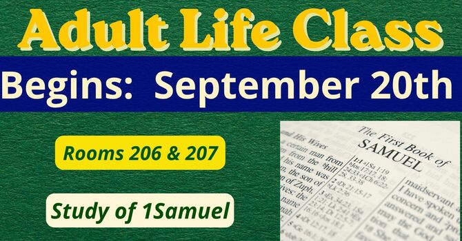 Adult Life Class Begins!