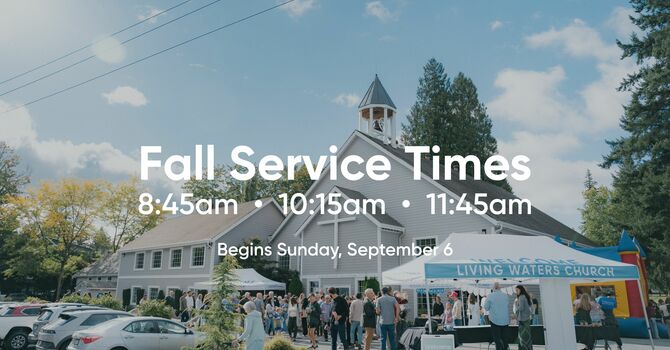 Fall Service Times