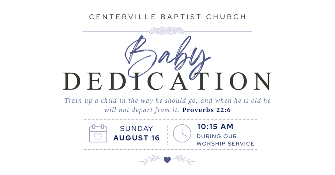 Baby Dedication Service
