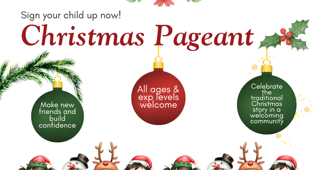 Christmas Pageant Rehearsals
