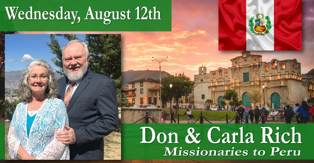 Special Guests Don & Carla Rich