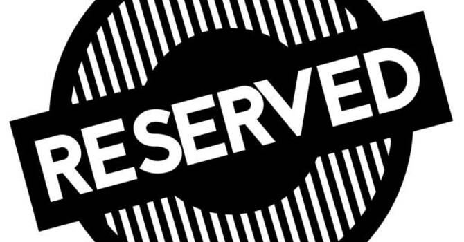 Social Hall Reserved (Harmon)