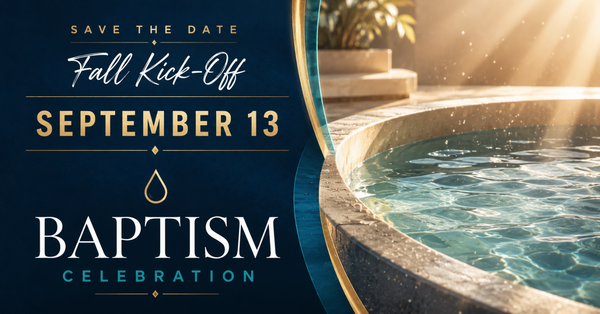 Save the Date Fall Kick-Off  September 13 