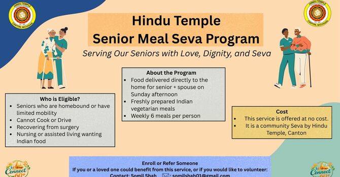 Senior Meal Seva Program